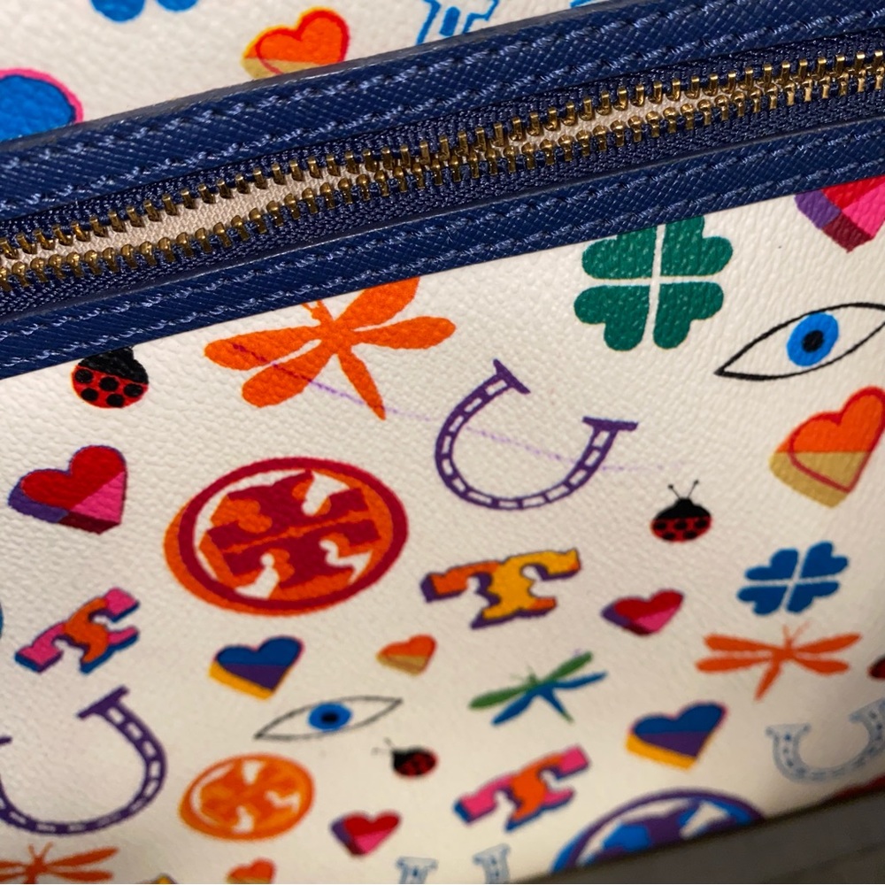 💞Vtg Tory Burch I Love You Tote 💞 - Picture 9 of 11